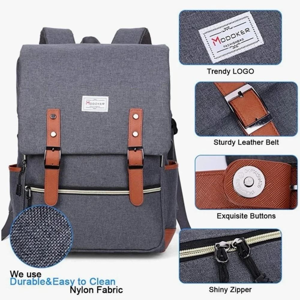 Like New Laptop Backpack with USB Charger and Charging Port